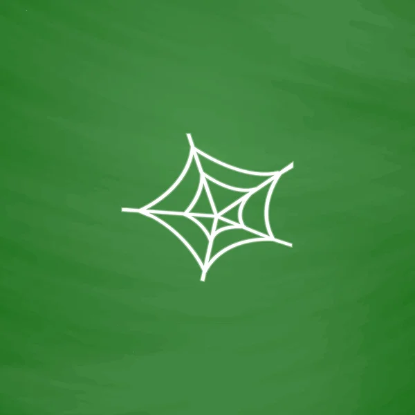 Icono de tela de araña. Símbolo web . — Vector de stock