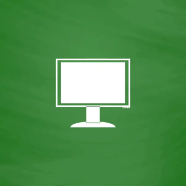 Icona monitor vettoriale — Vettoriale Stock