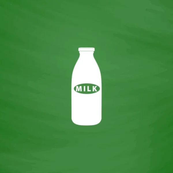Milk bottle icon — Stock Vector