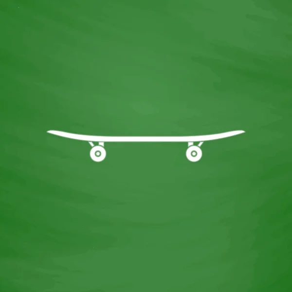 Icône de skateboard — Image vectorielle