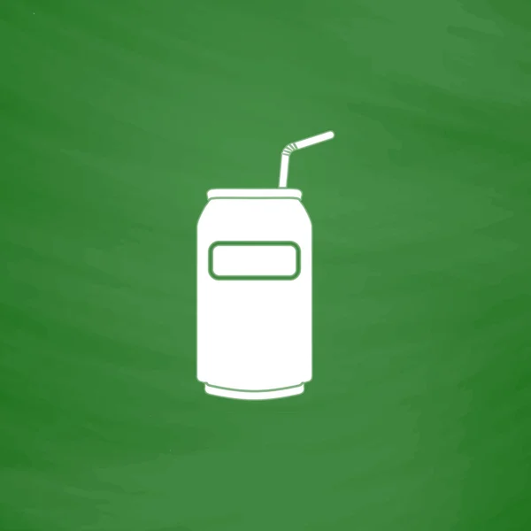 汽水罐与管图标 — 图库矢量图片