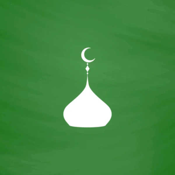 Mosque dome icon — Stock Vector