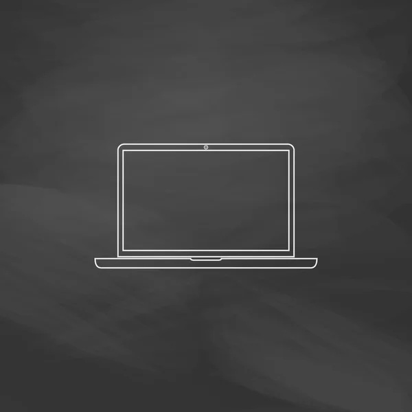 Laptop komputer symbol — Wektor stockowy