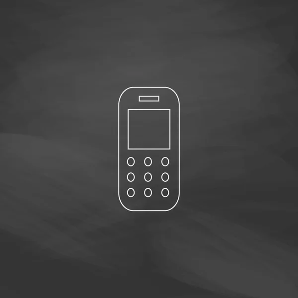 Κινητό τηλέφωνο υπολογιστή σύμβολο — Διανυσματικό Αρχείο
