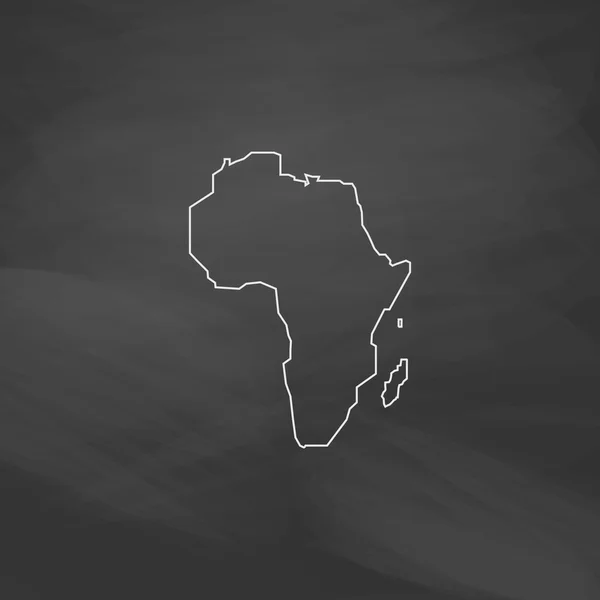 Africa computer symbol — Stock Vector