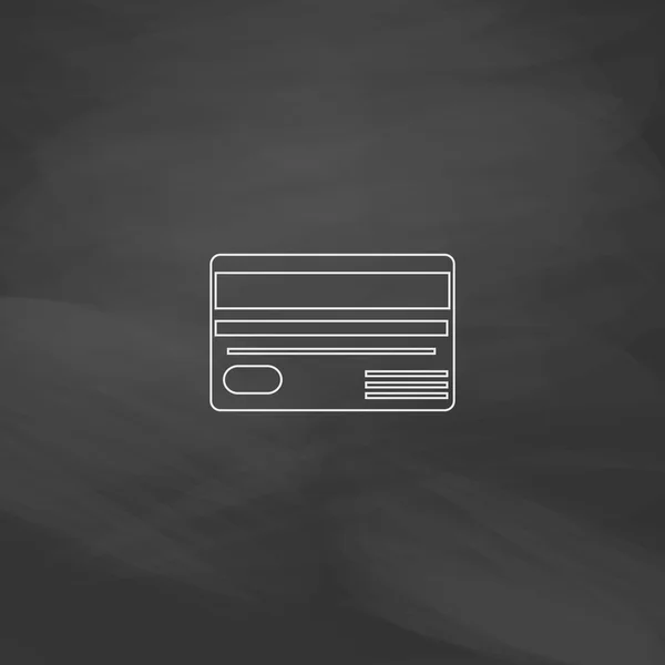 Creditcard computer symbool — Stockvector