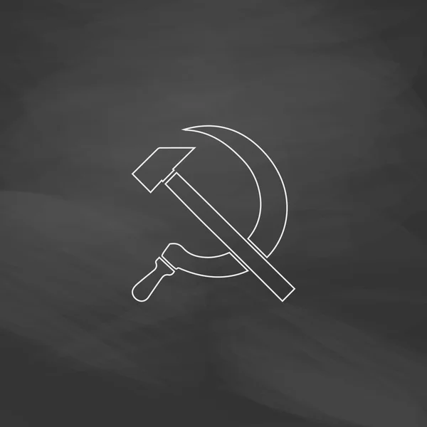 Символ комп'ютер СРСР — стоковий вектор