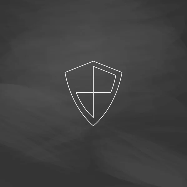 Bescherming computer symbool — Stockvector