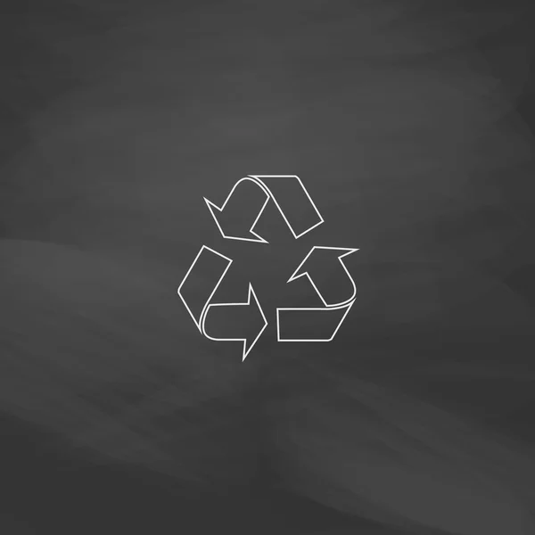 Recycling-Computersymbol — Stockvektor