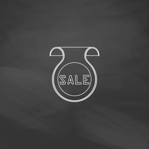 Sale computer symbol — Stock Vector