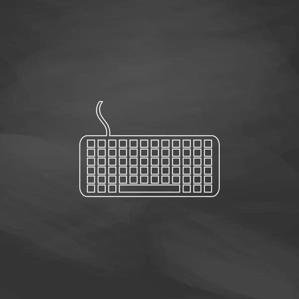 Teclado símbolo de ordenador — Vector de stock