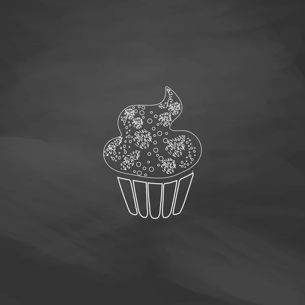 Słodkie ciastko komputer symbol — Wektor stockowy