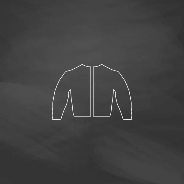 Jacket computer symbol — Stock Vector