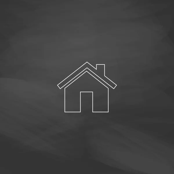 Symbole informatique immobilier — Image vectorielle