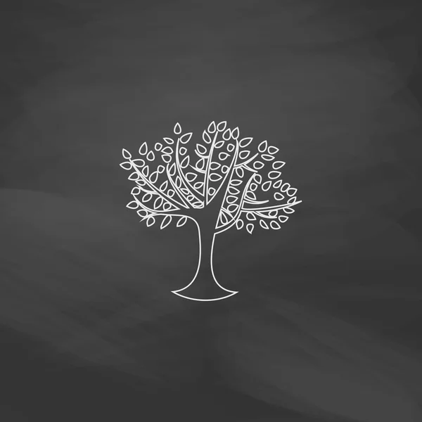 Drzewo klon komputera symbol — Wektor stockowy