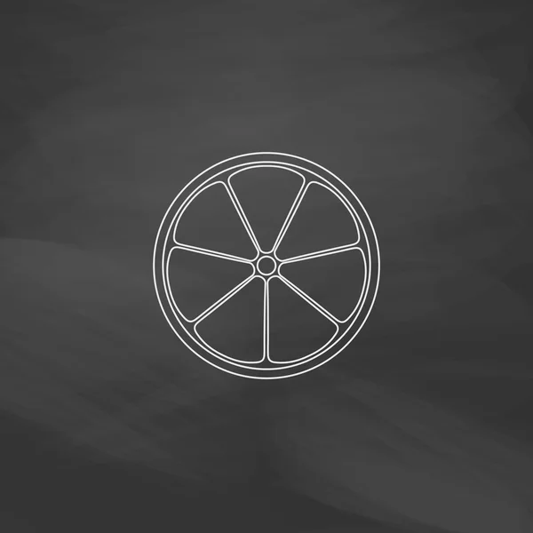 Citron dator symbol — Stock vektor