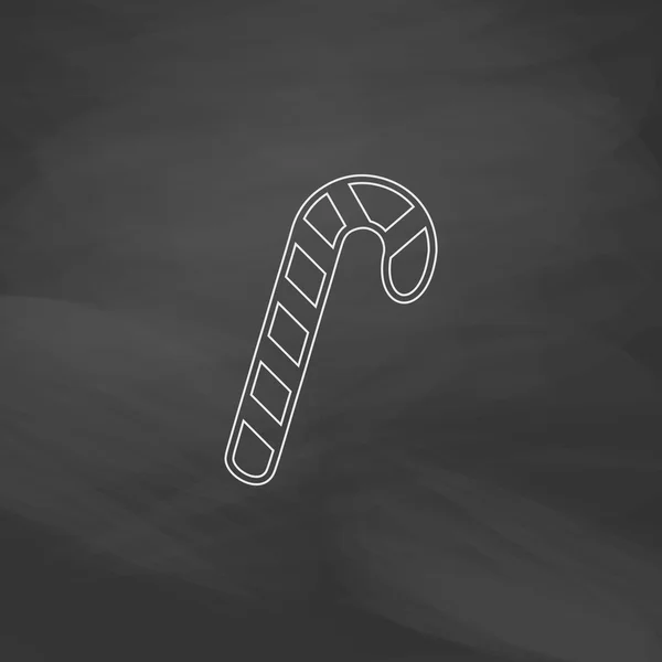 糖果手杖计算机符号 — 图库矢量图片