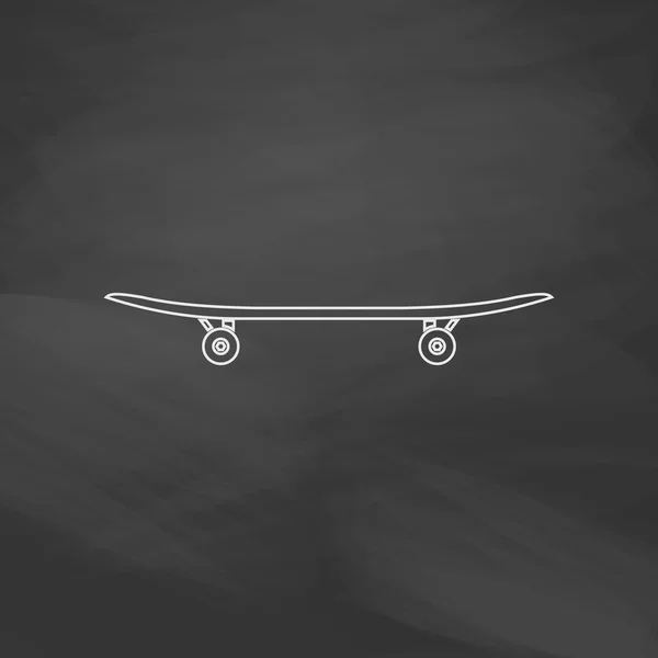 Символ скейтборда — стоковый вектор