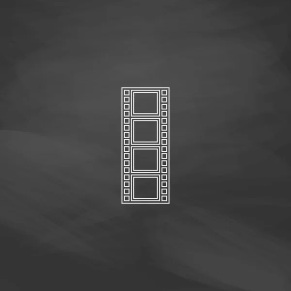 Film strip computer symbool — Stockvector