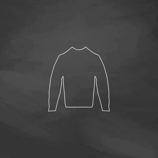 Sweater computer symbol — Stock Vector