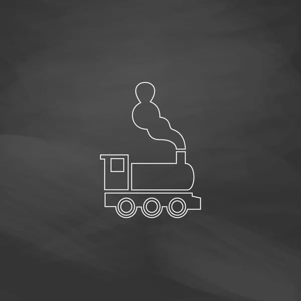 Símbolo de computador de locomotiva —  Vetores de Stock