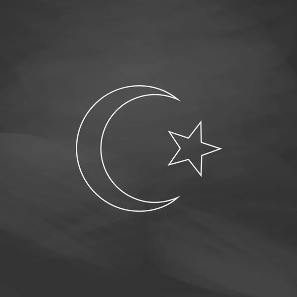 Islamisches Computersymbol — Stockvektor
