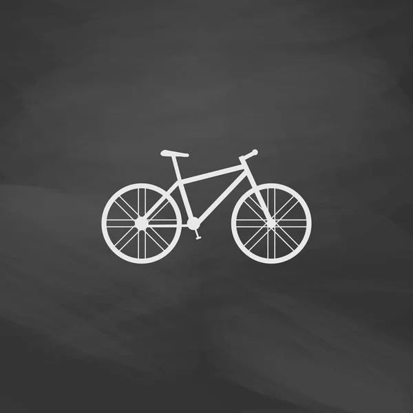 Symbole d'ordinateur vélo — Image vectorielle