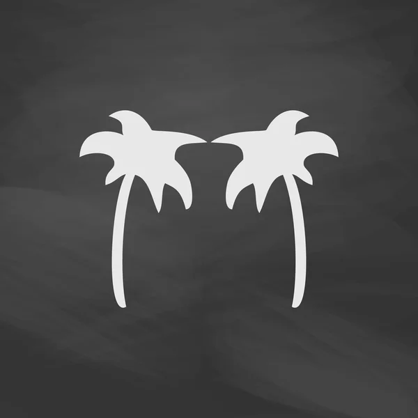 Palmen computer symbool — Stockvector
