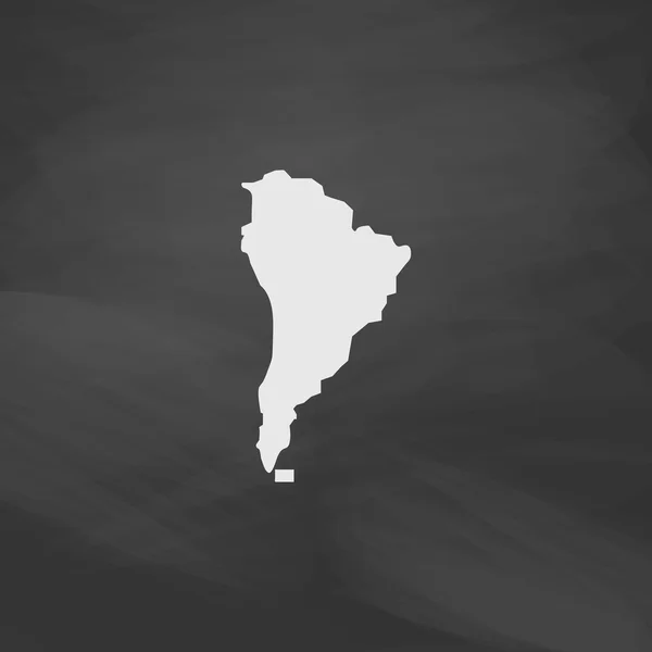 Sudamérica símbolo de la computadora — Archivo Imágenes Vectoriales