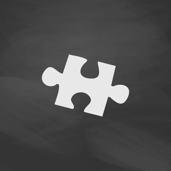 Puzzle számítógép szimbólum — Stock Vector