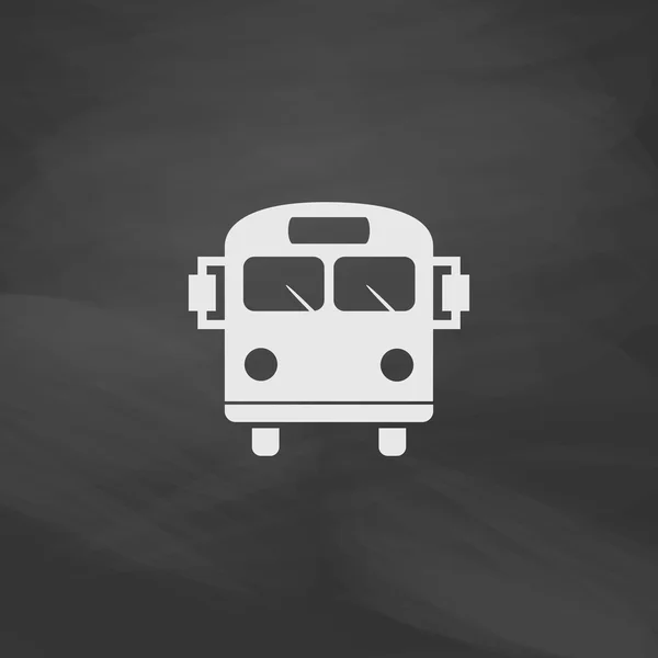 School Bus computer symbol — Stock Vector