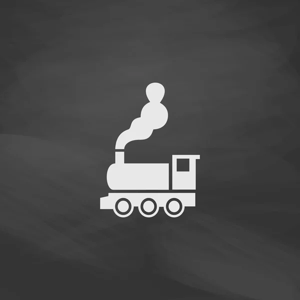 Símbolo de computador de locomotiva —  Vetores de Stock