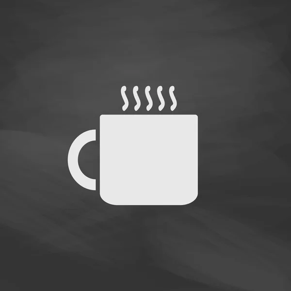 Hot Cup symbole ordinateur — Image vectorielle