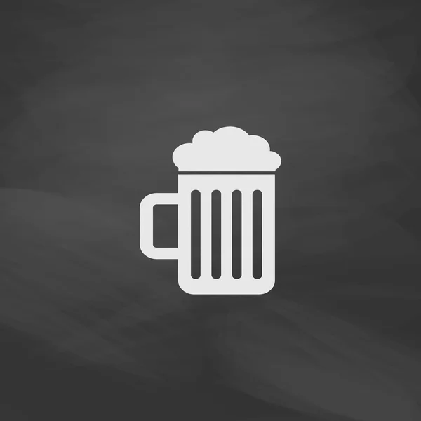 Bière symbole de l'ordinateur — Image vectorielle