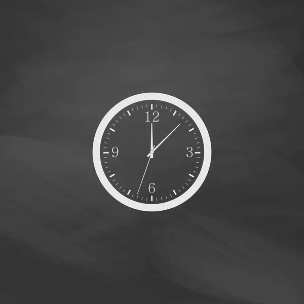 Tiempo símbolo del ordenador — Vector de stock