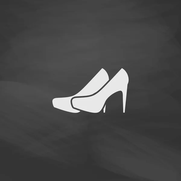 Shoes computer symbol — Stock Vector