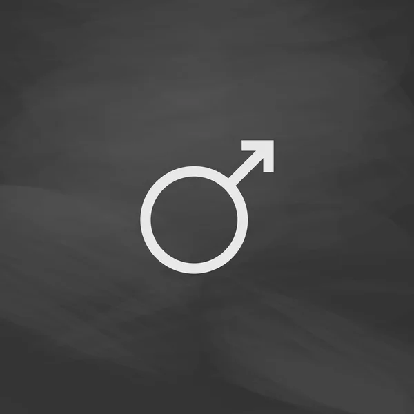 男セックス コンピューター シンボル — ストックベクタ