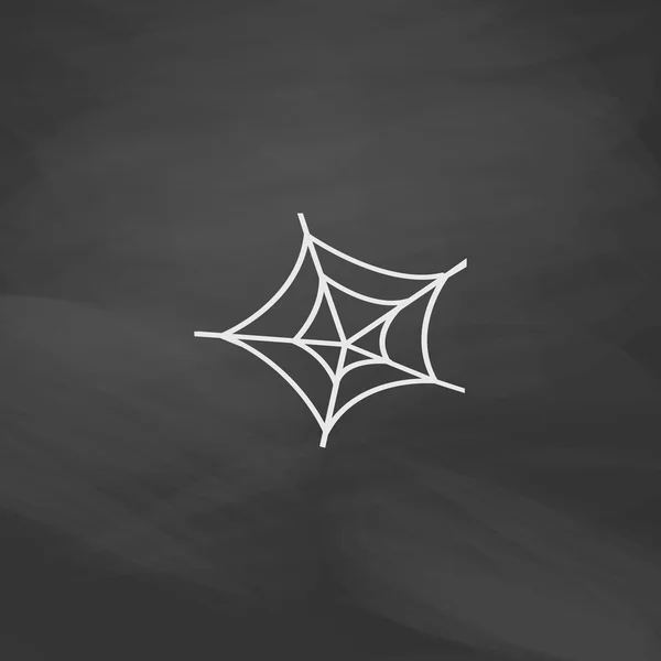 Simbol komputer Spiderweb - Stok Vektor