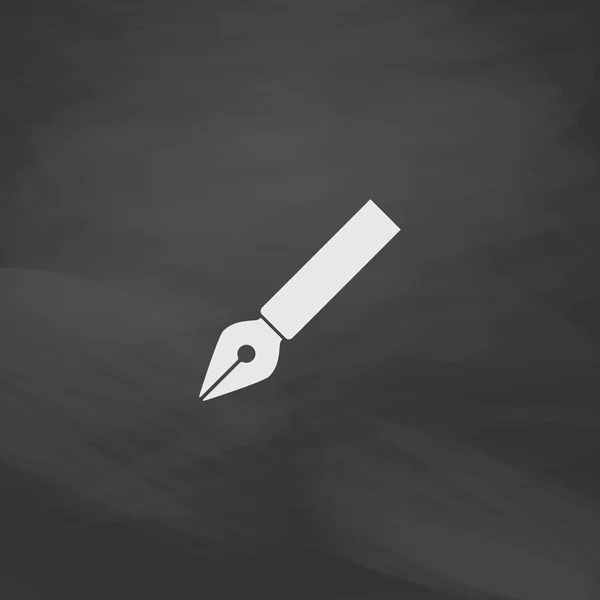 Σύμβολο υπολογιστή στυλό μελάνης — Διανυσματικό Αρχείο