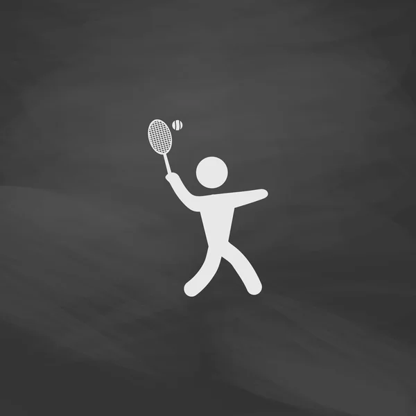 Tennis-Computersymbol — Stockvektor