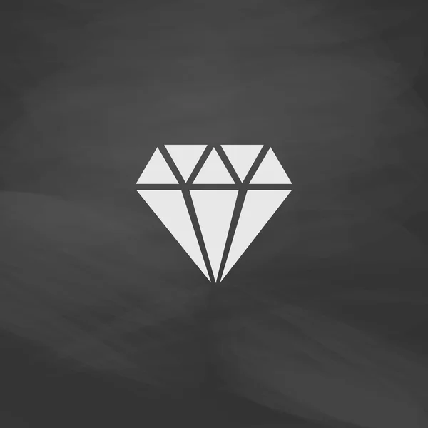 Diamant-Computersymbol — Stockvektor