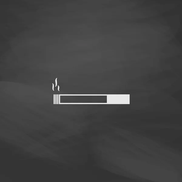 Cigarrillo símbolo de la computadora — Vector de stock