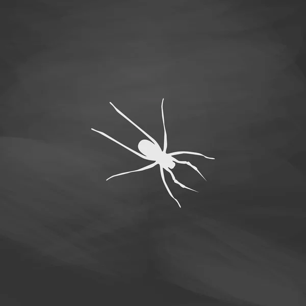 Symbole d'ordinateur araignée — Image vectorielle