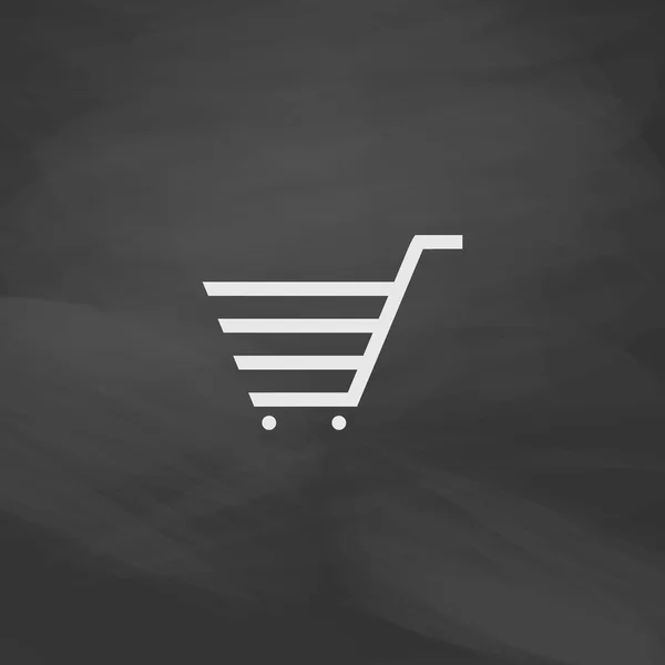 Shopping cart computer symbool — Stockvector