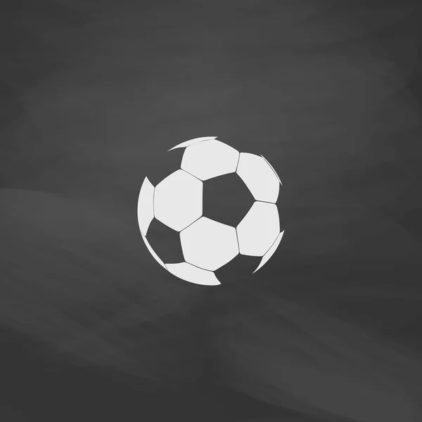 Symbole informatique ballon de football — Image vectorielle