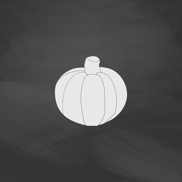 Pumpkin computer symbol — Stock Vector
