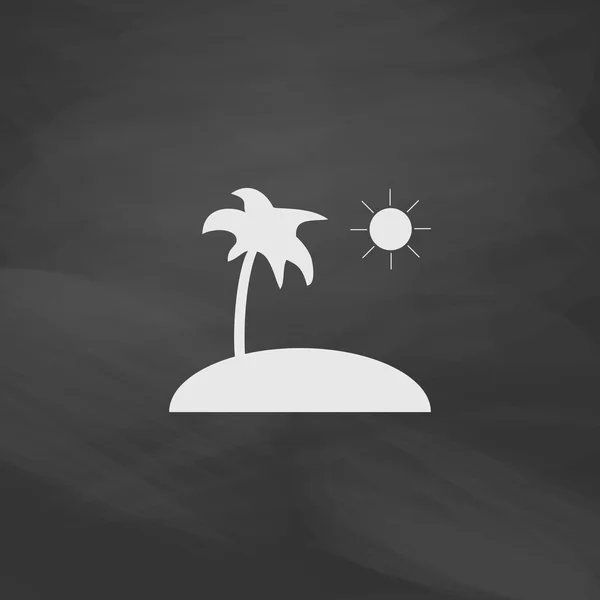 Νήσος υπολογιστή σύμβολο — Διανυσματικό Αρχείο