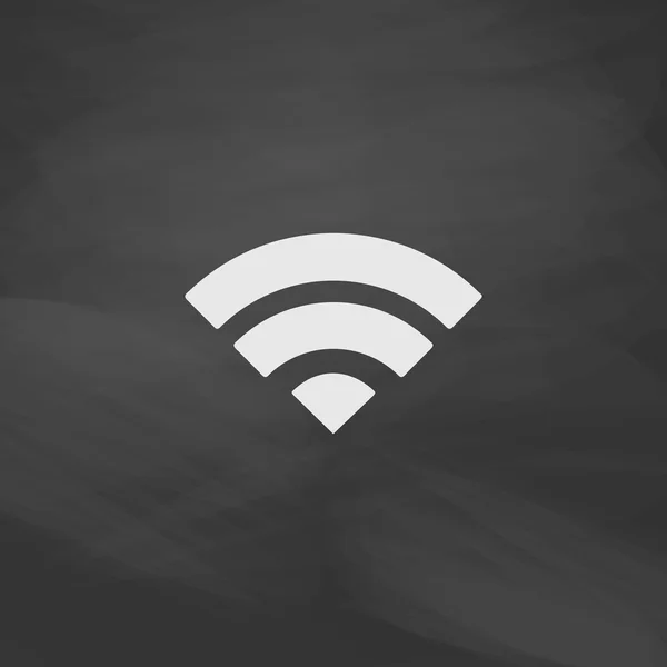 Symbole d'ordinateur wifi — Image vectorielle