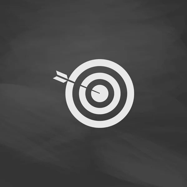 Símbolo de computador bullseye — Vetor de Stock