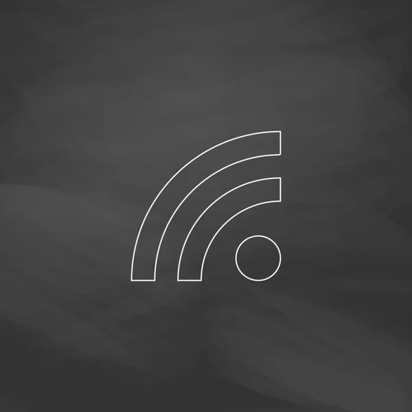 RSS bilgisayar simgesi — Stok Vektör